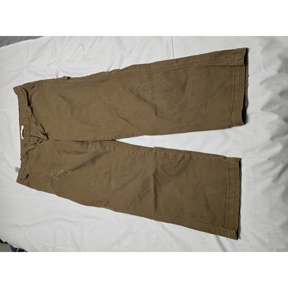 Levi Strauss Carpenter Pants Mens 36x32 Workwear Signature Relaxed Fit Stain Res